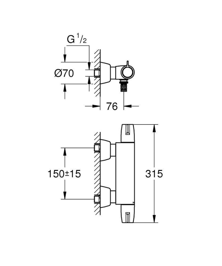 Grohe Grohtherm Special 34666000 смеситель для раковины хром