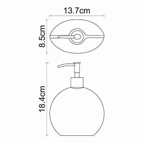 WasserKRAFT Eider K-33399 дозатор жидкого мыла