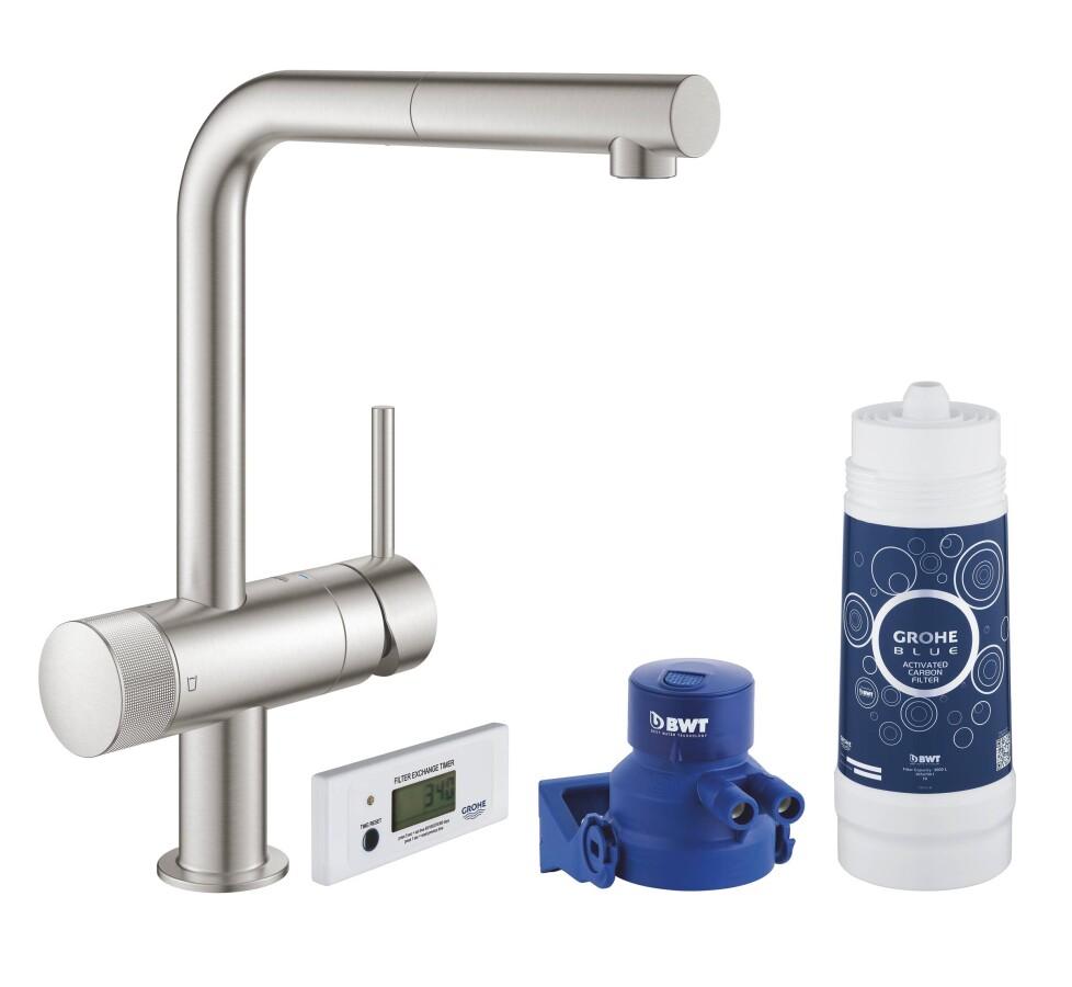 Grohe Blue Pure Minta 30382DC0 смеситель для кухни суперсталь