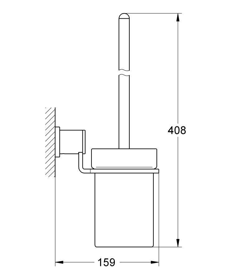 Grohe Allure 40340000 туалетный ершик