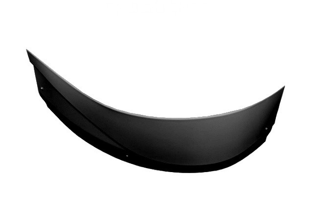 Aquanet Graciosa панель фронтальная универсальная черного цвета для акриловой ванны