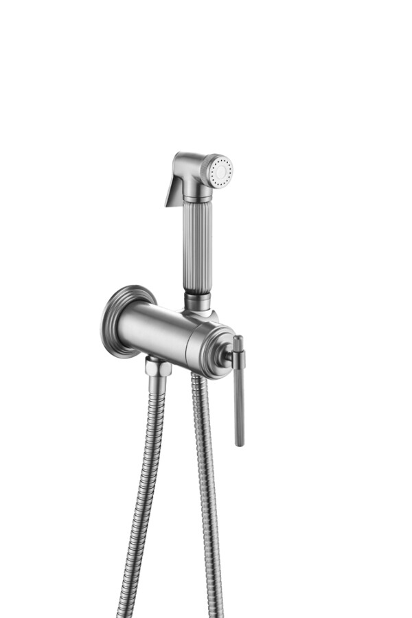 Смеситель гигиенический Boheme Eterna Nickel Brush 177-NB