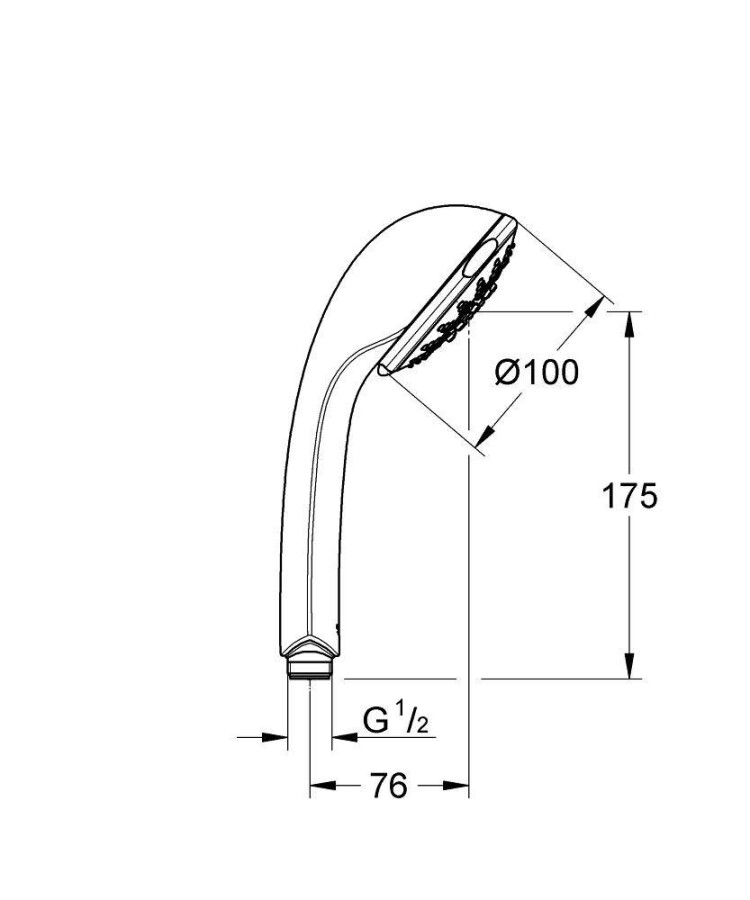 Grohe Relexa Ultra 28796000 ручной душ