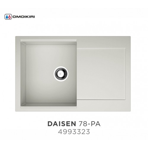 Omoikiri Daisen 78-PA 4993323 кухонная мойка аrtgranit пастила 78х51 см