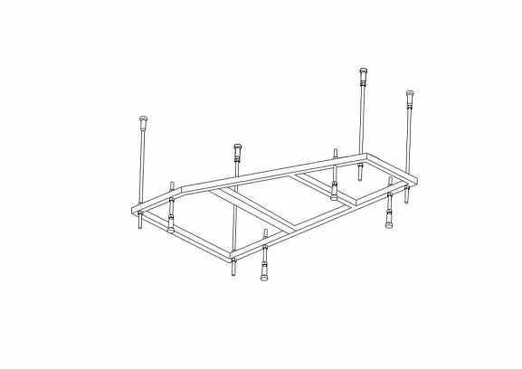 Riho каркас для ванн Rethink Space 170х90 L/P 2YNST2047