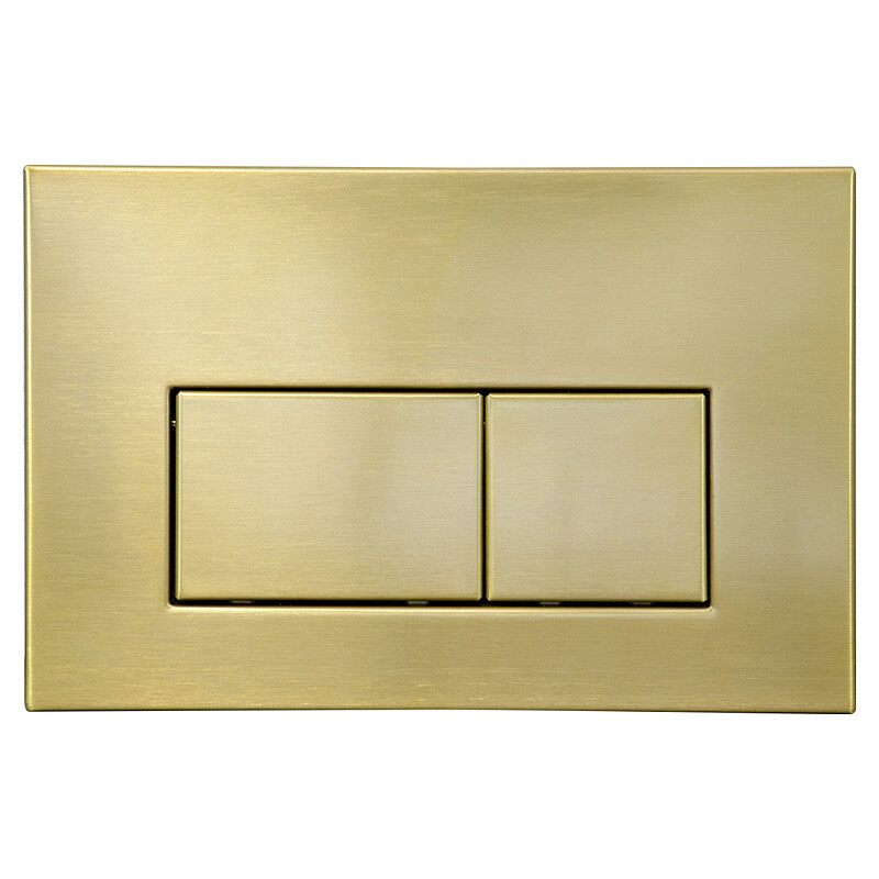 Кнопка смыва для инсталляции 240x160x1,5 Azario AZ-SS QV-BGL золото брашированное