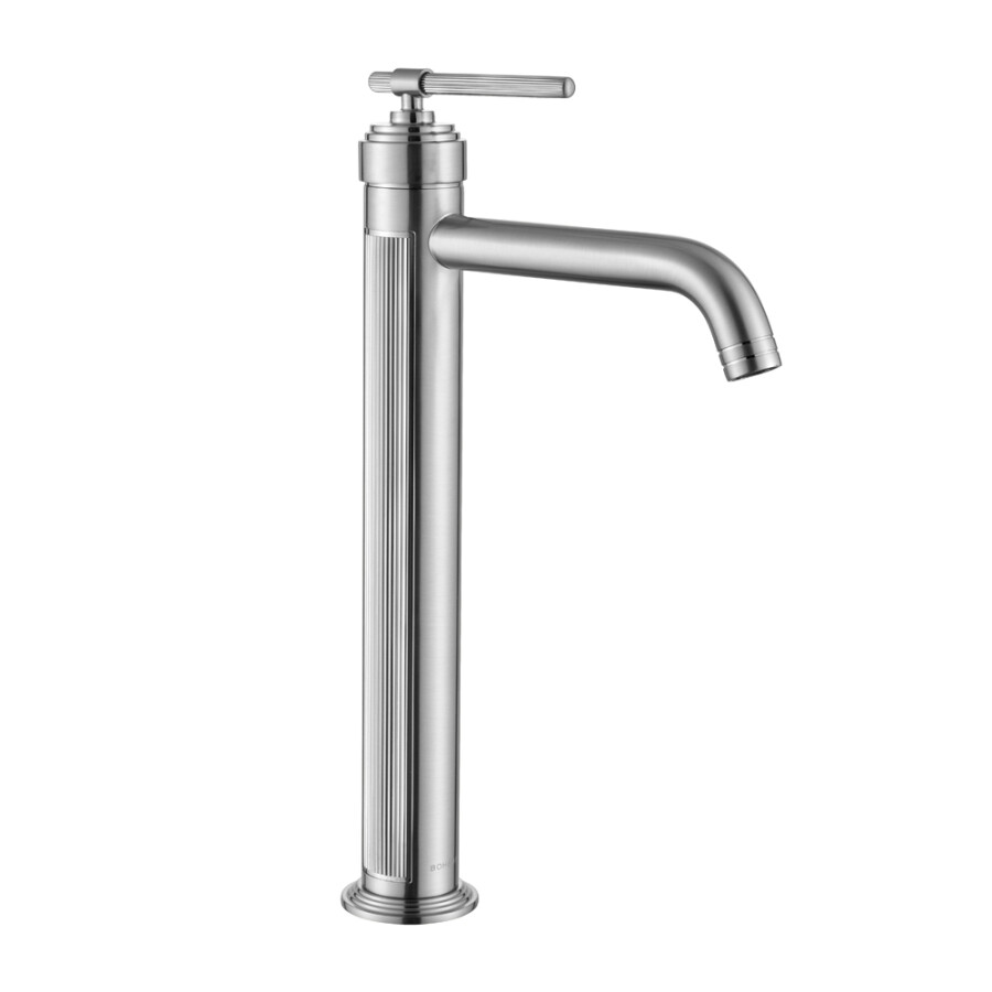 Смеситель для умывальника высокий Boheme Eterna Nickel Brush 172-NB