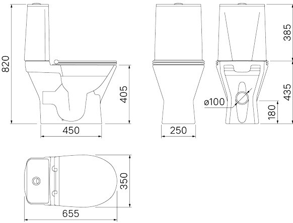 Iddis Edifice Rimless EDIRDSEi24 унитаз напольный