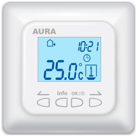 Терморегулятор AURA LTC 730 программируемый