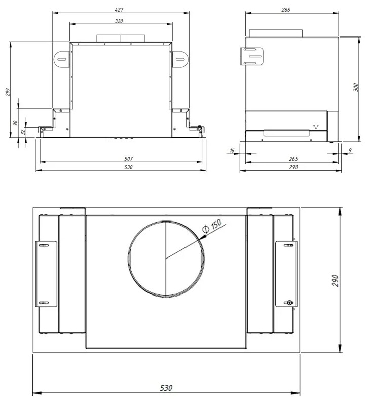 Akpo WK-10 Neva glass 60 см нержавейка / белый вытяжка