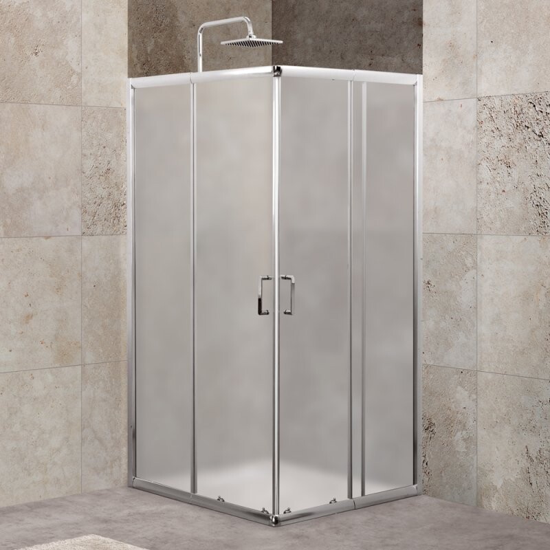 BelBagno Unique душевой уголок 85х100 см, матовый, хром UNIQUE-A-2-85/100-M-Cr