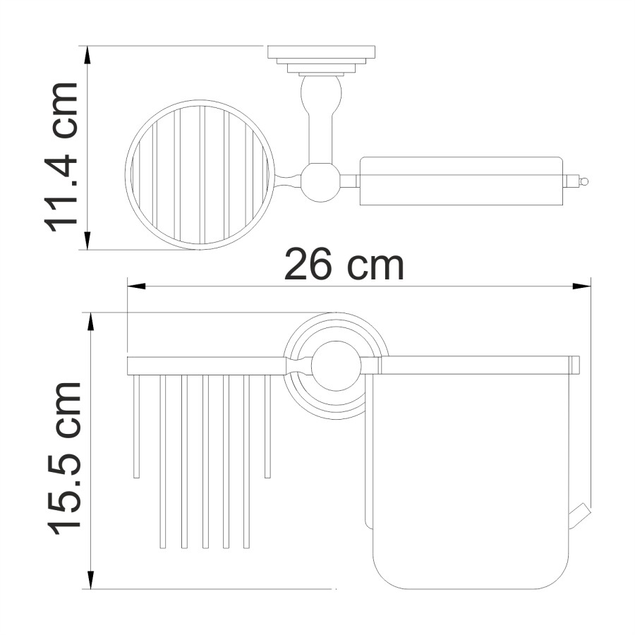 WasserKRAFT Ammer K-7059 держатель для туалетной бумаги хром