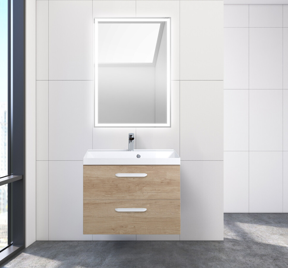 BelBagno AURORA-700-2C-SO-RNN Тумба подвесная с раковиной