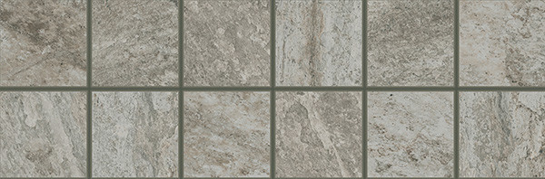 Coliseum Gres Alpi Grigio Fascia Mosaico 10x30 см вставка напольная серая