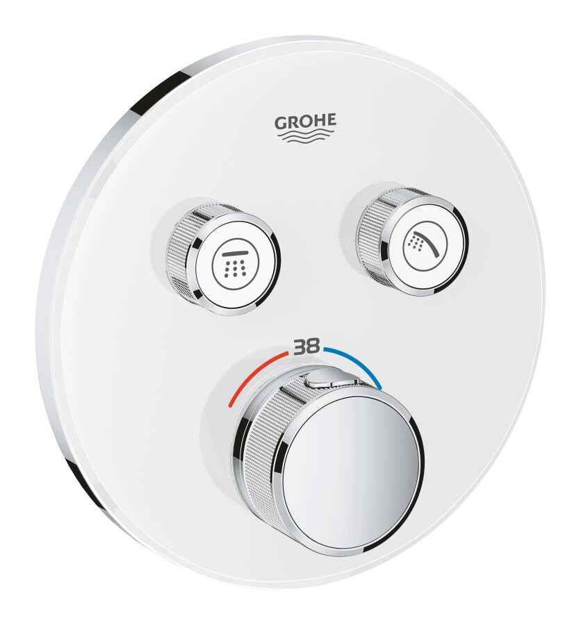 Grohe Grohtherm SmartControl 29151LS0 смеситель для ванны белая луна