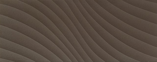 Tubadzin Elementary Wave Brown 24x8 см плитка настенная структурная коричневая