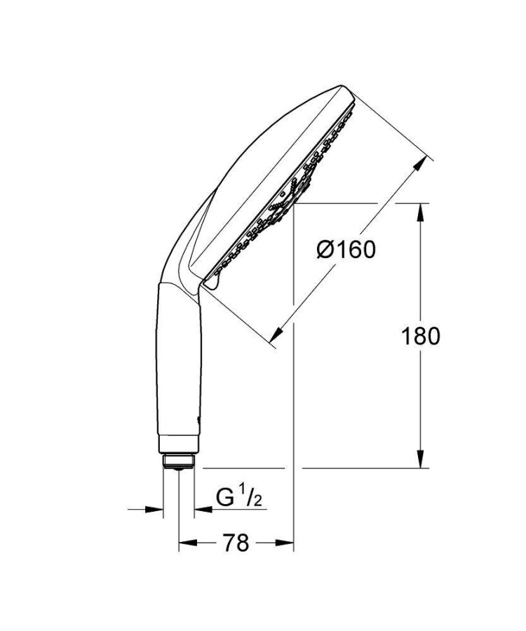 Grohe Rainshower Classic 28765000 ручной душ