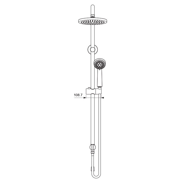 Vidima Balance BA274AA Душевая система без излива