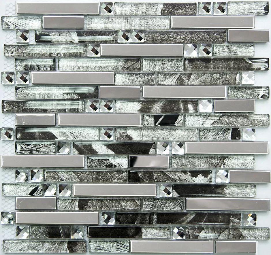 NS Mosaic Metal мозаика металл, стекло 29,8х30,5 см MS-623