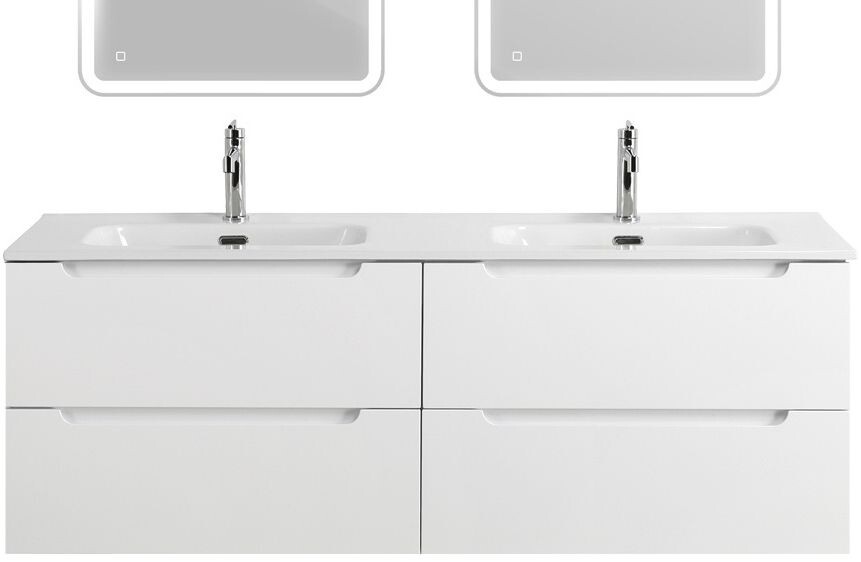 BelBagno ETNA-1400-4C-SO-2-BL Тумба с раковиной BB1400-2-ETL Bianco Lucido