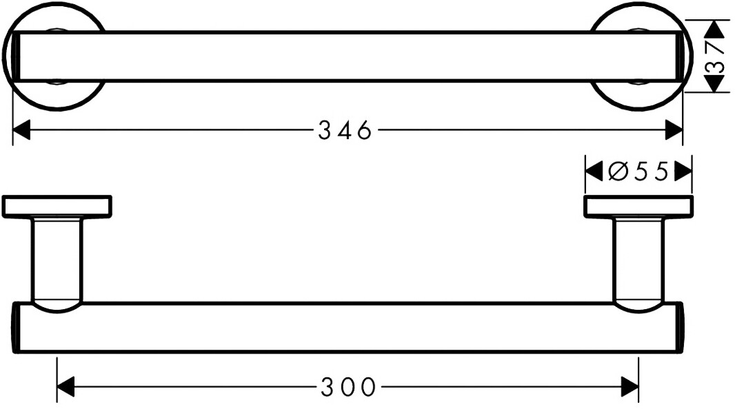 41713000 Hansgrohe Logis Universal поручень