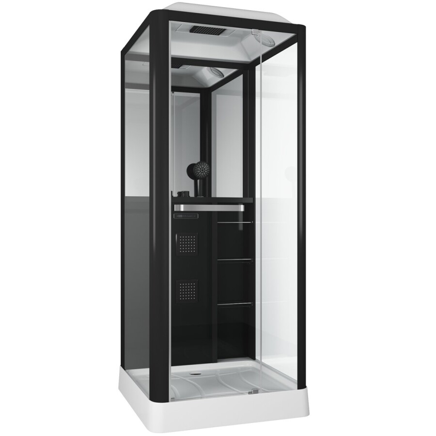 Душевая кабина Grossman Alba GR221R (90x90x225) дверь распашная,3 места