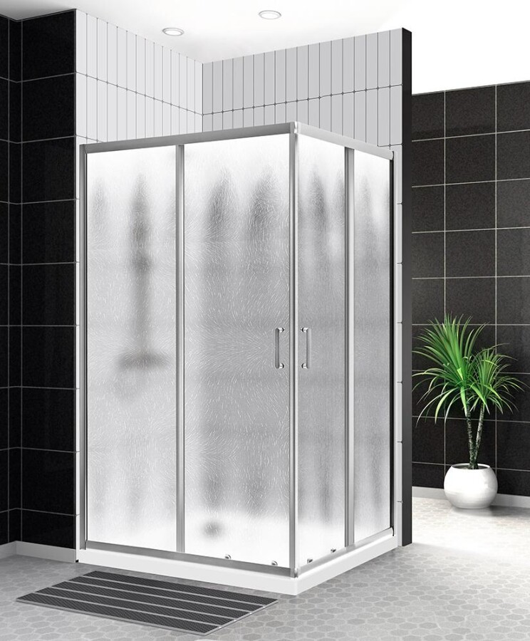 Душевой уголок BelBagno UNO-195-AH-2-100/80-CH-CR
