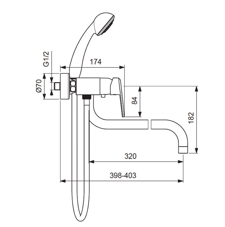 Vidima Balance BA266AA Смеситель для душа