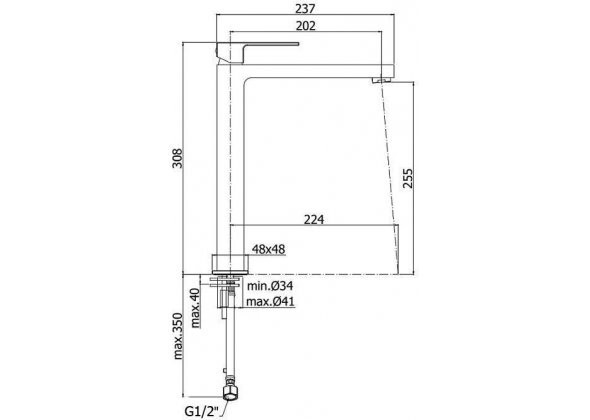 Paffoni Elle EL081CR смеситель для раковины хром