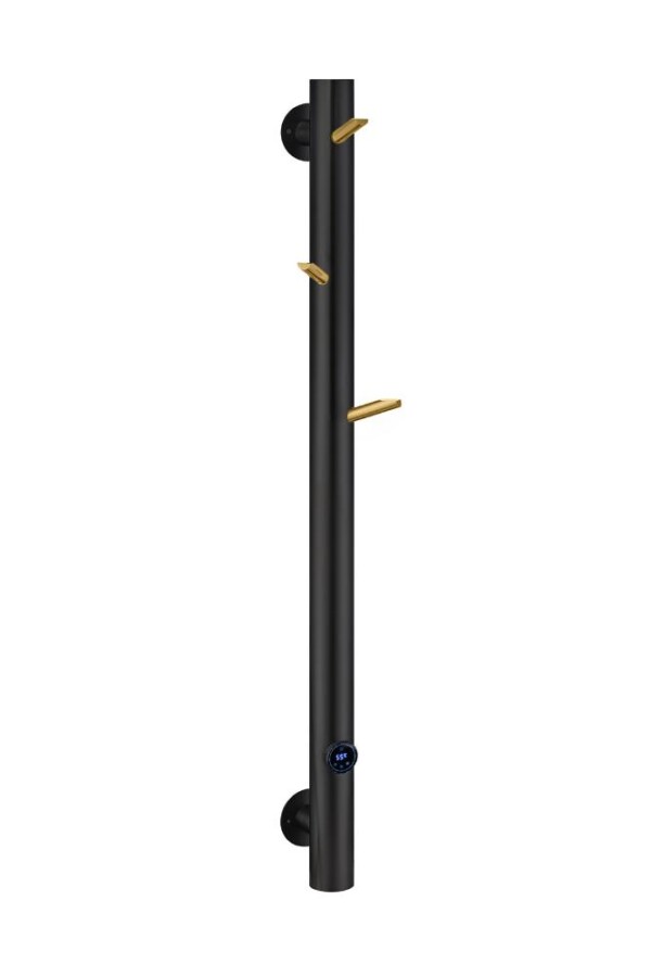 Полотенцесушитель электрический 150W Boheme Oak Black Gold 724-BG