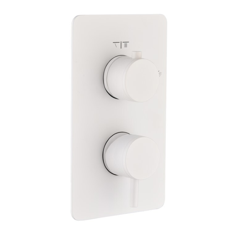 Смеситель встраиваемый 3-х проходной Boheme Cell Matt White 135-3-MW