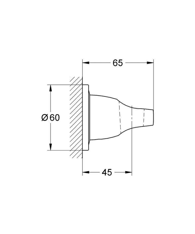 Grohe Ondus 27188000 держатель настенный для ручного душа