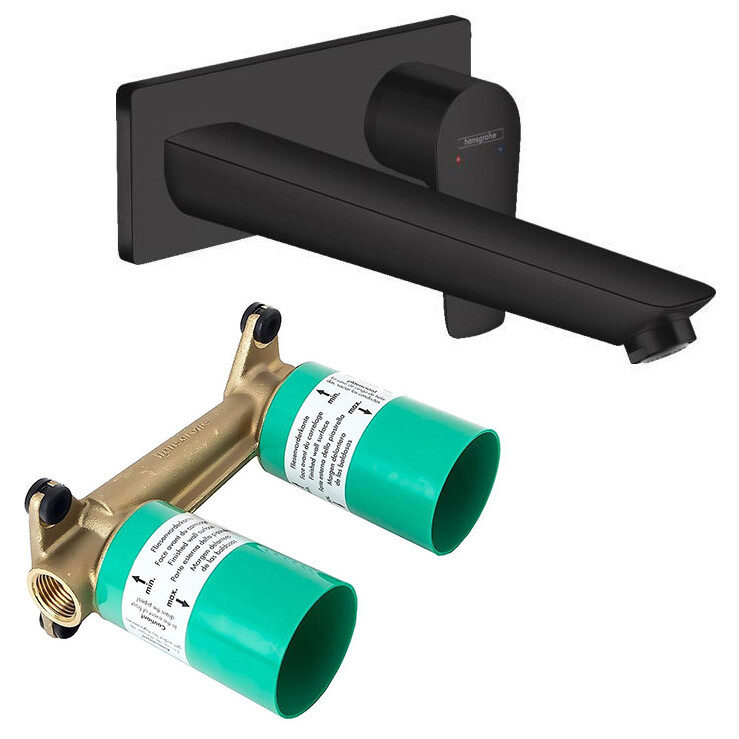 Hansgrohe 71734670S Set HG Talis E смеситель для раковины скрытого монтажа (71734670+13622180), матовый черный