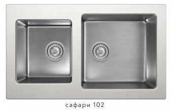 Tolero Twist TTS-840 84 50 см мойка для кухни сафари