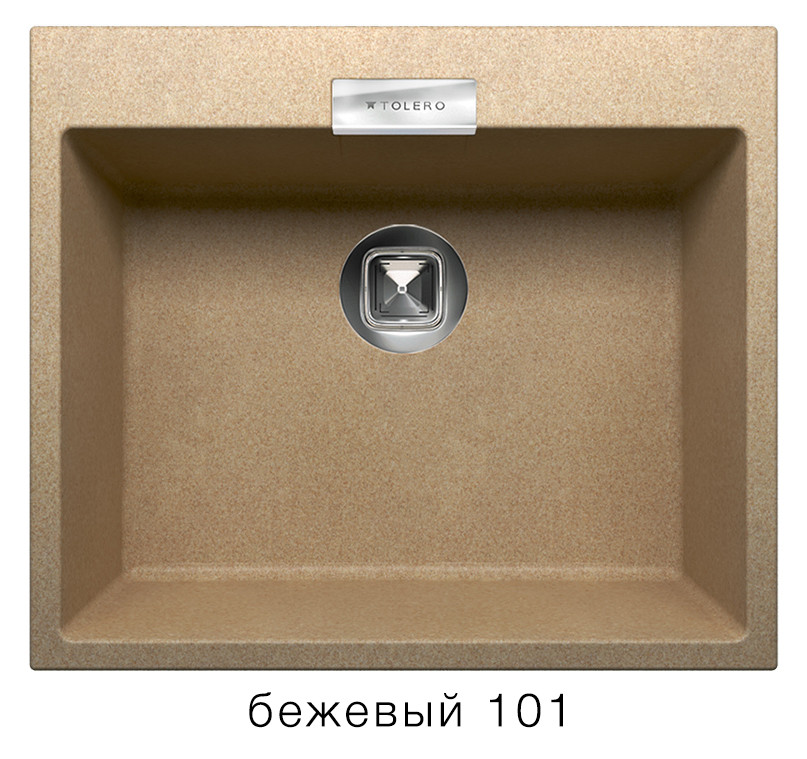 Tolero Loft TL-580 кухонная мойка бежевый 50 х 58 см