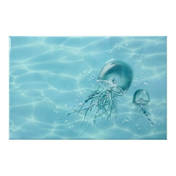 Уралкерамика Лагуна 25х36 см декор настенный медуза