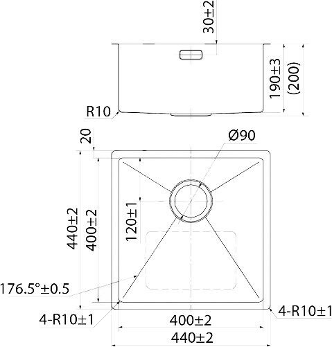 Iddis Edifice EDI44S0i77 Мойка кухонная