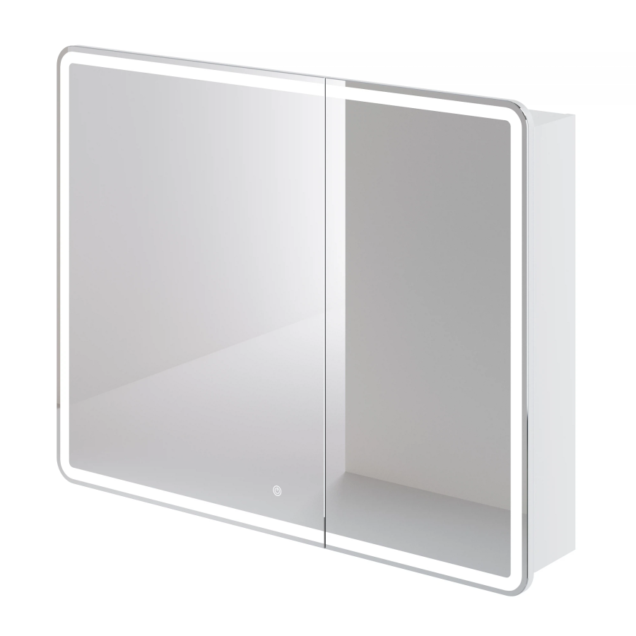 Итана Miro зеркальный шкаф с подсветкой 100 белый