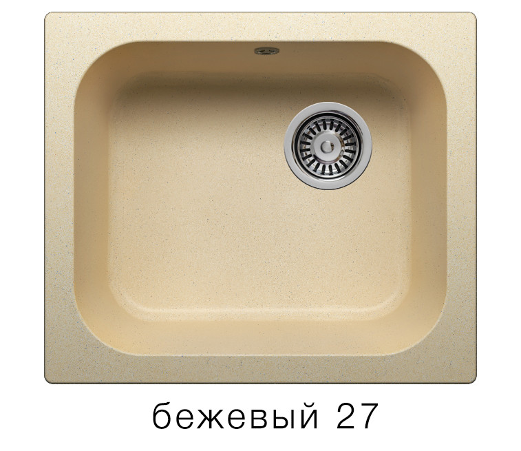 Polygran F 17 кухонная мойка бежевый 43 х 50 см