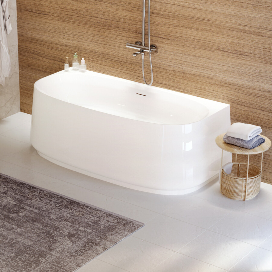 Ванна акриловая 170х82 Cezares CZR-LUX-WALL-170-80-58