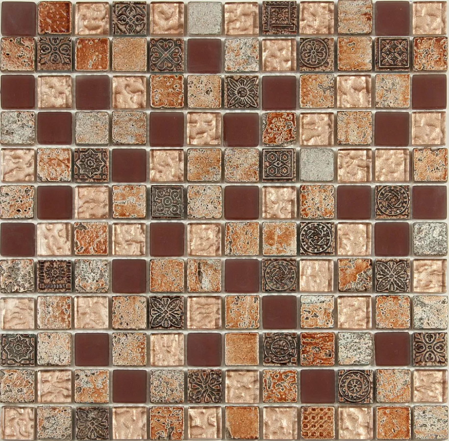 NS Mosaic Exclusive мозаика стекло, керамика 29,8х29,8 см S-820