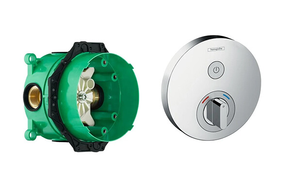 Hansgrohe 15747000S Set HG ShowerSelect S смеситель для душа (15747000+01800180)