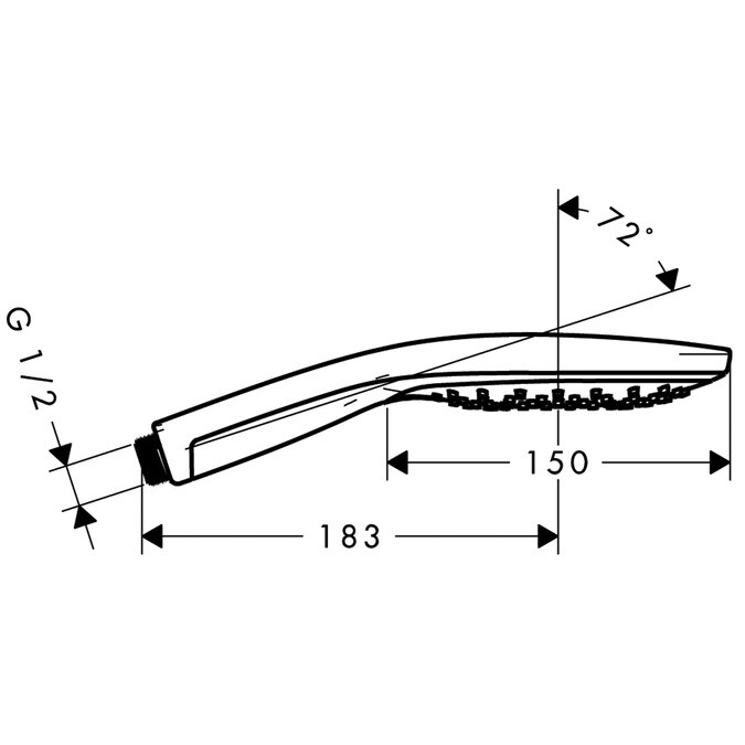 Ручной душ Hansgrohe Raindance Select 150 Air 3jet 28587000