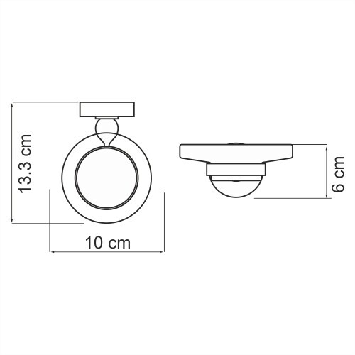 WasserKRAFT Aland K-8529 мыльница хром