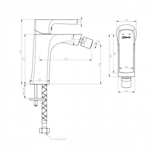 Lemark Ursus LM7208BL смеситель для биде