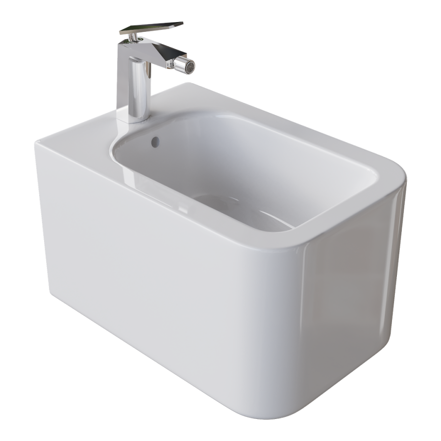 Биде подвесное Boheme Mane Белый глянец 970-BDT-W