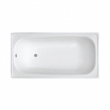 WhiteWave Classic ванна стальная 150х75 в комплекте с белыми подставками CL-1500