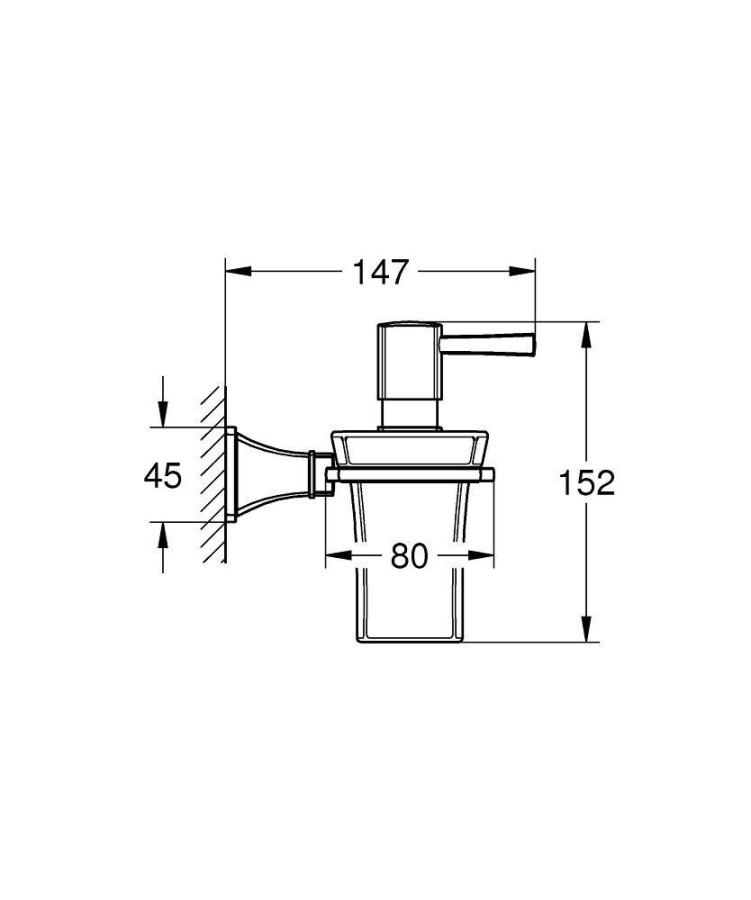 Grohe Grandera 40627IG0 дозатор жидкого мыла хром/золото