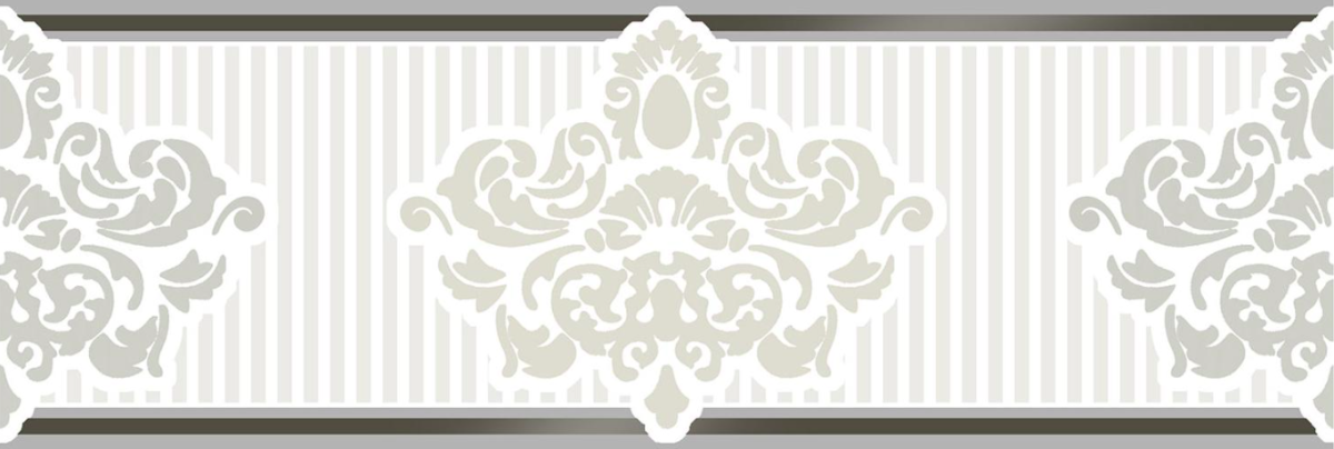 Плитка настенная 906V Eurotile Valentino Бордюр 9х29,5