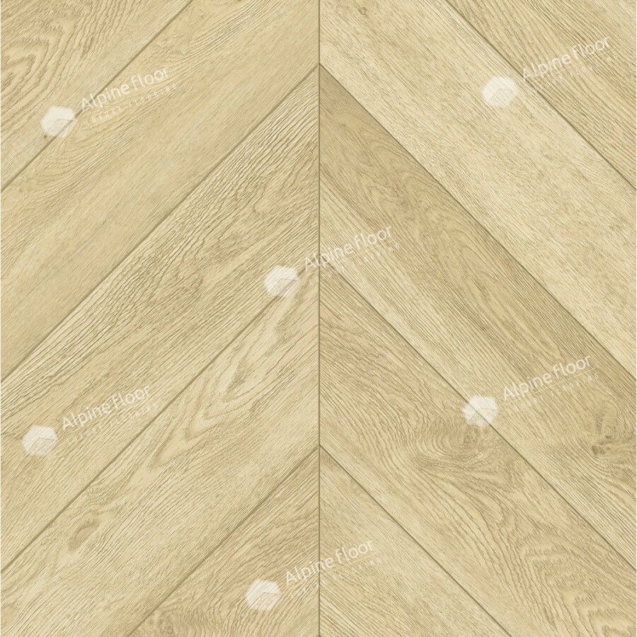Alpine Floor Chevron LVT Кварцвиниловая плитка Дуб Ваниль Селект ECO 20-2A 555х127х2.5 mm